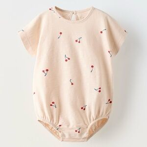 Cherry Print One Piece